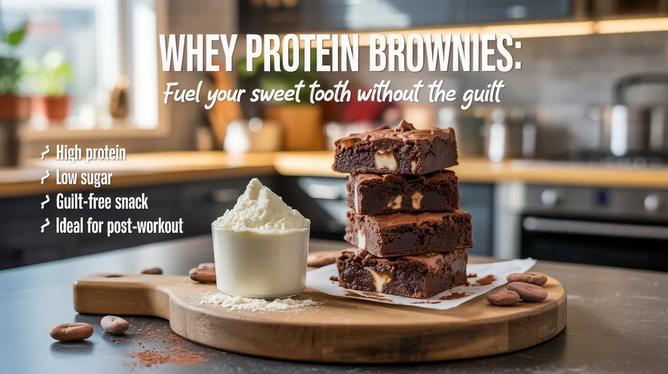 Whey Protein Brownies: A Healthy and Deliciou..