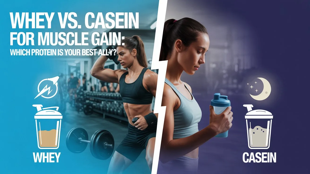 Whey vs. Casein for Muscle Gain: Which Protei..