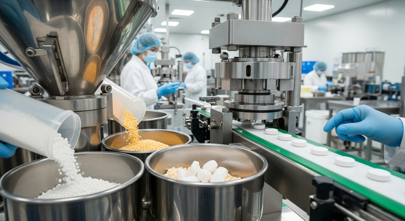 How Effervescent Tablets Are Made Using Effer..